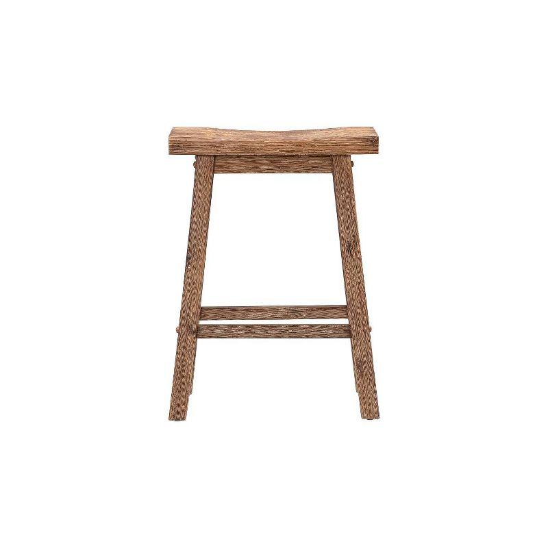 24" Sonoma Saddle Counter Height Barstool - Boraam