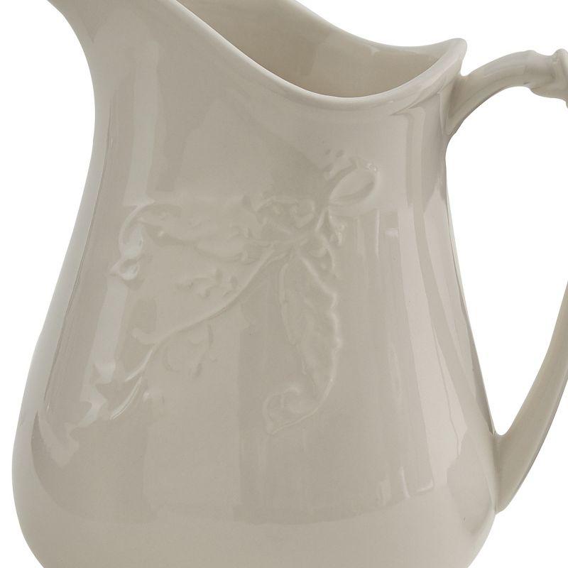 Park Designs Stoneware Lily Of The Valley Pitcher