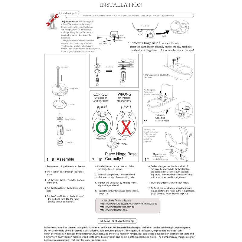 TinyHiney Elongated Toilet Seat and Lid