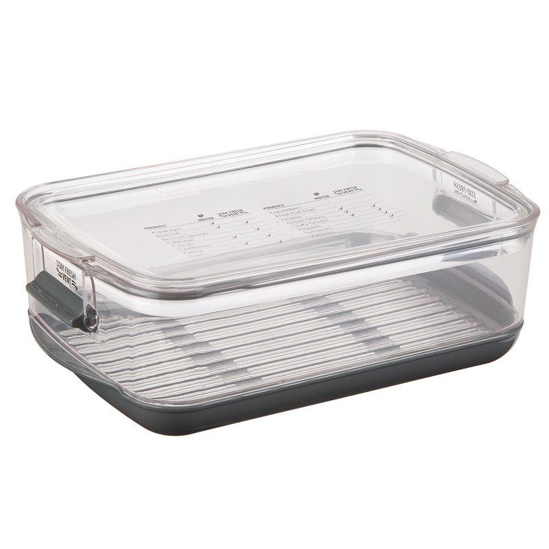 Clear 3-Quart BPA-Free Plastic Produce Keeper