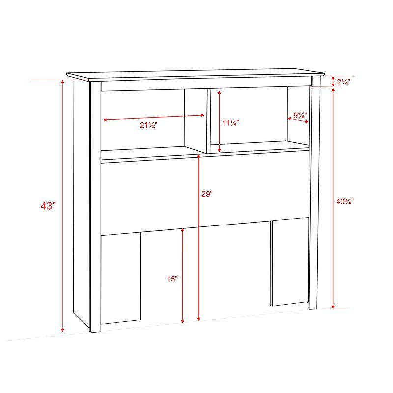 Bookcase Headboard - Prepac