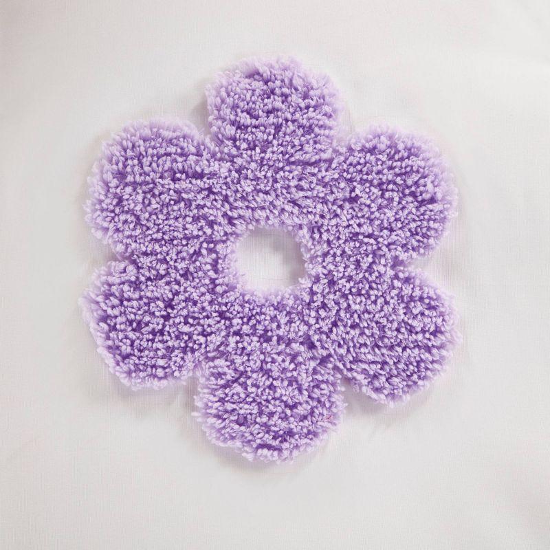 Gracie Floral Reversible Tufted Chenille Duvet Cover Set