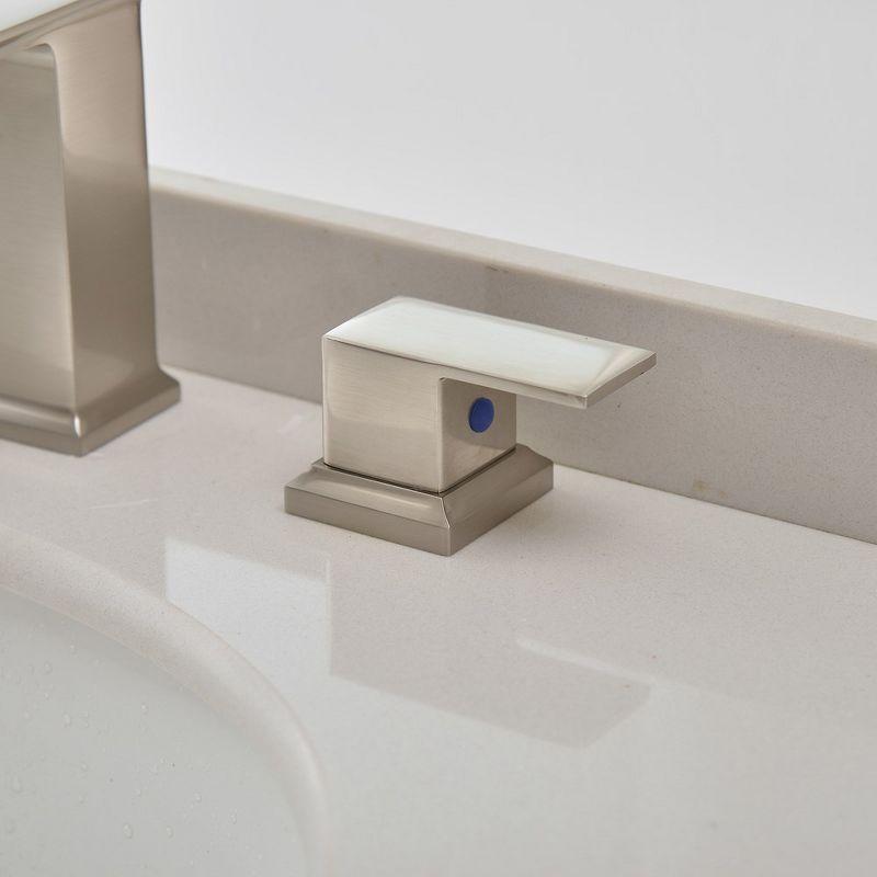 Widespread 2-handle Bathroom Faucet with Drain Assembly