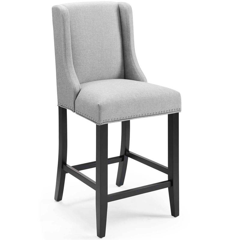 Modway Baron Upholstered Fabric Bar Stool