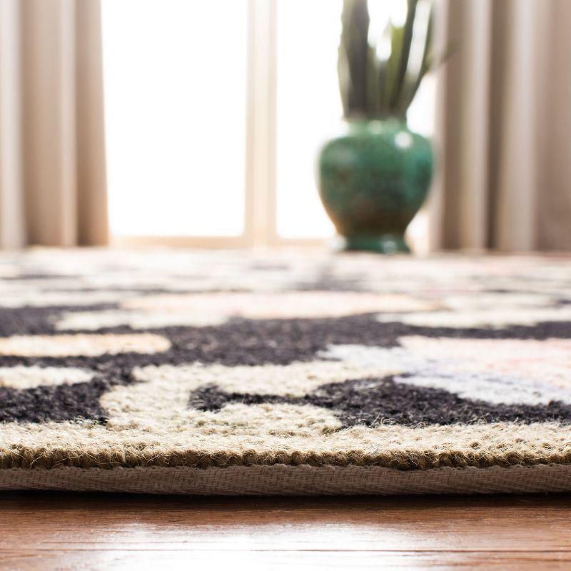 Chelsea HK310 Handmade Area Rug - 3'9"x5'9" - Black - Safavieh