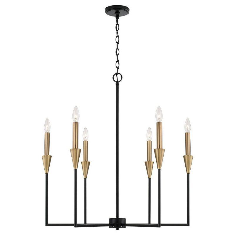 Capital Lighting Avant 6 - Light Dimmable Classic / Traditional Chandelier