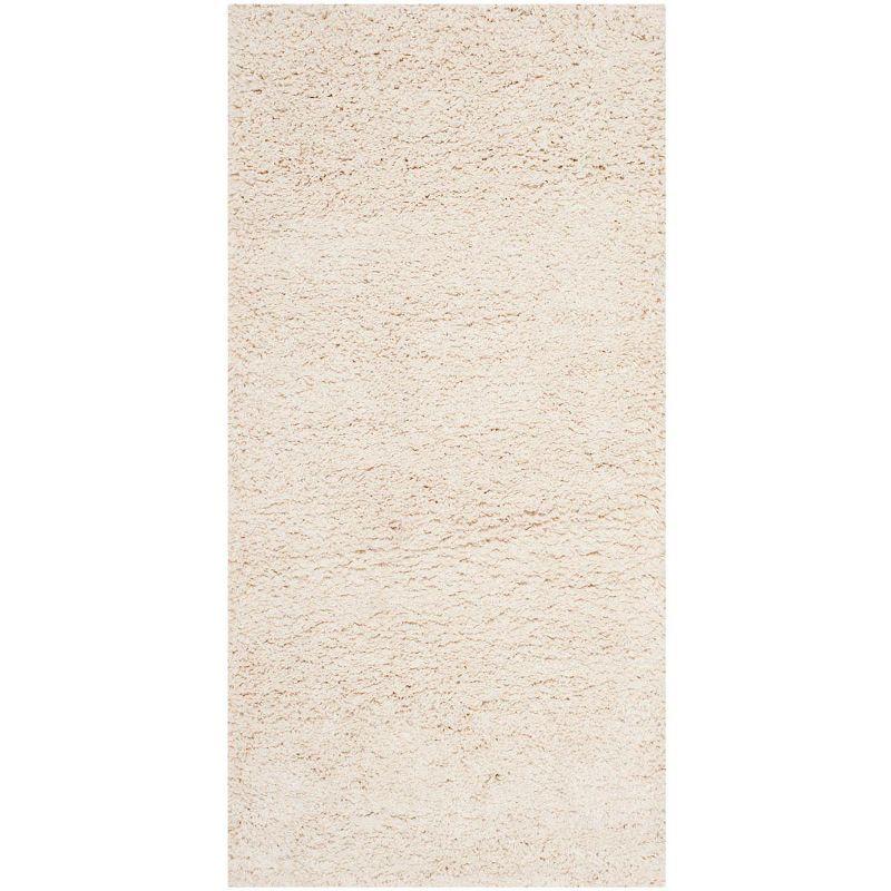 Milan Shag SG180 Power Loomed Indoor Accent Rug - Ivory - 2'x4' - Safavieh