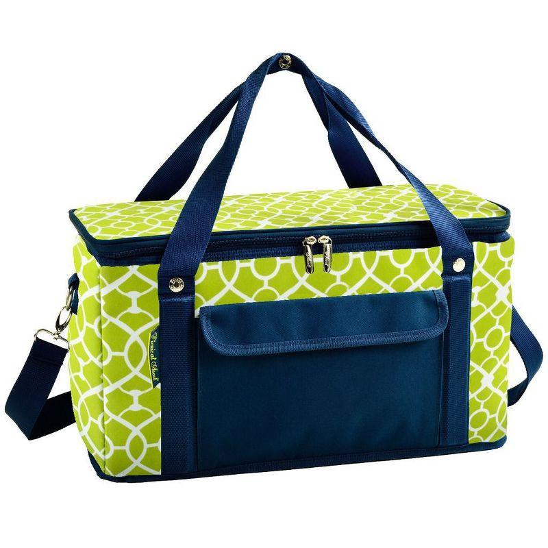 Trellis Green Semi-Rigid Insulated Cooler Bag, 20 in