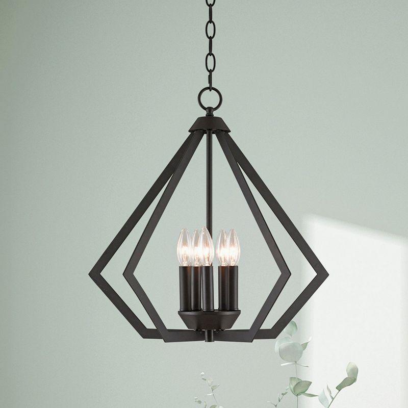 Livex Lighting Prism 5 - Light Chandelier in  Bronze