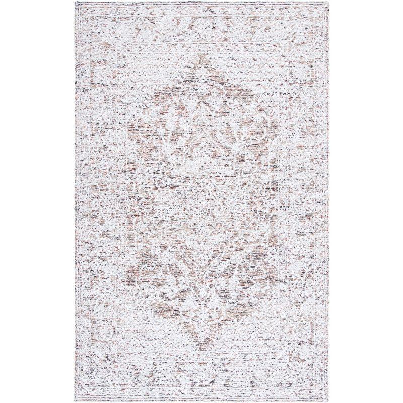 Ivory Elegance 59'' Hand-Tufted Wool and Cotton Area Rug