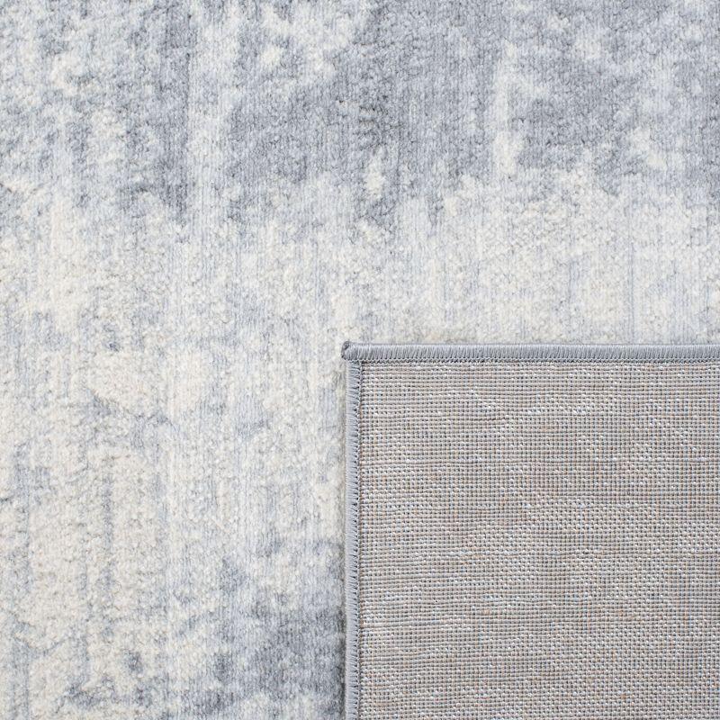 Jasper JSP101 Power Loomed Runner Rug - Light Grey/Ivory - 2'x12' - Safavieh