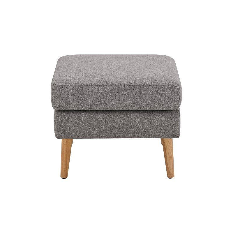 Serta Bellamy 2 in 1 Convertible Loveseat Chaise and Ottoman
