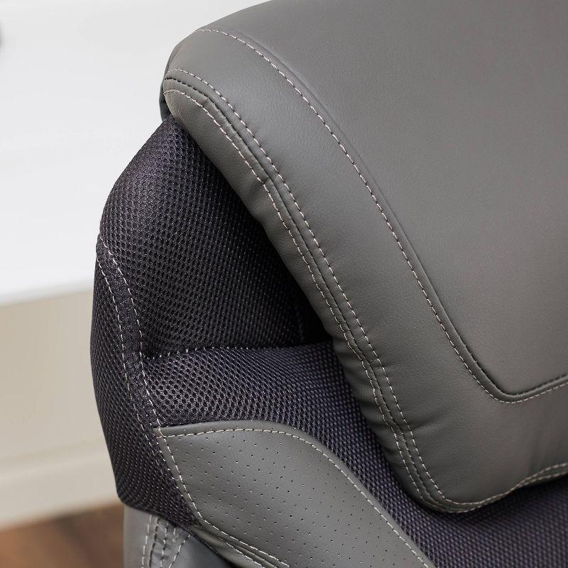 Serta Bryce Executive Office Chair with Patented AIR Lumbar Technology and Layered Body Pillows