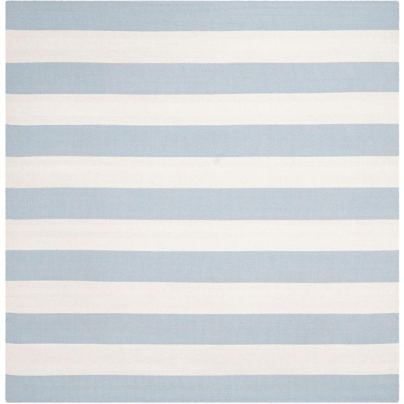 Montauk MTK712 Hand Woven Area Rug - Sky Blue/Ivory - 4'x4' - Safavieh.