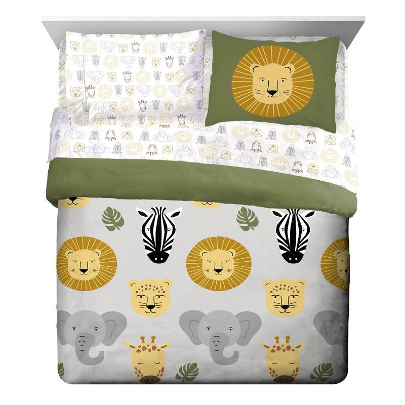 Saturday Park Safari Friends 100% Organic Cotton Bed Set