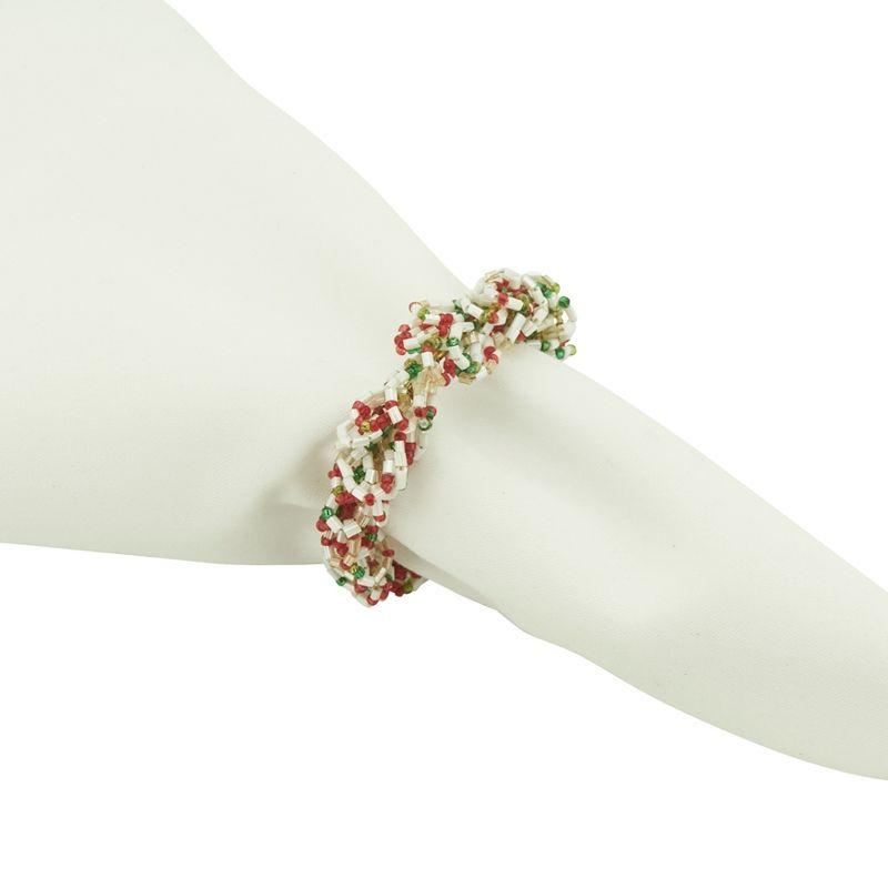 Saro Lifestyle Beaded Napkin Ring