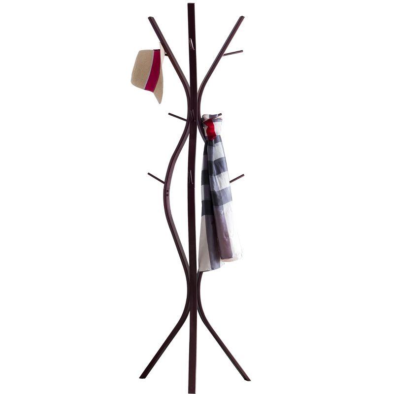 Corbet Bronze Metal 12-Hook Standing Coat Rack