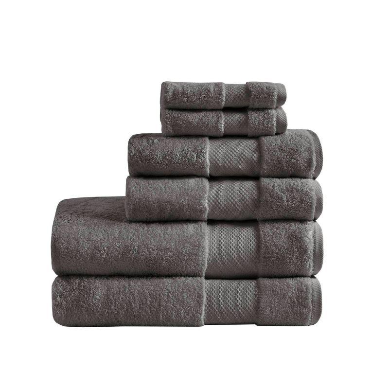 Turkish 6 Piece 100% Cotton Oversized Towel Set