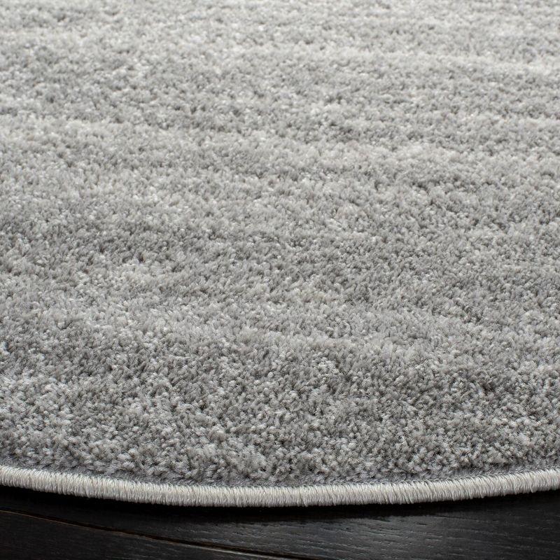 Adirondack ADR113 Machine Made Indoor Area Rug - Ivory/Silver - 4' Round - Safavieh