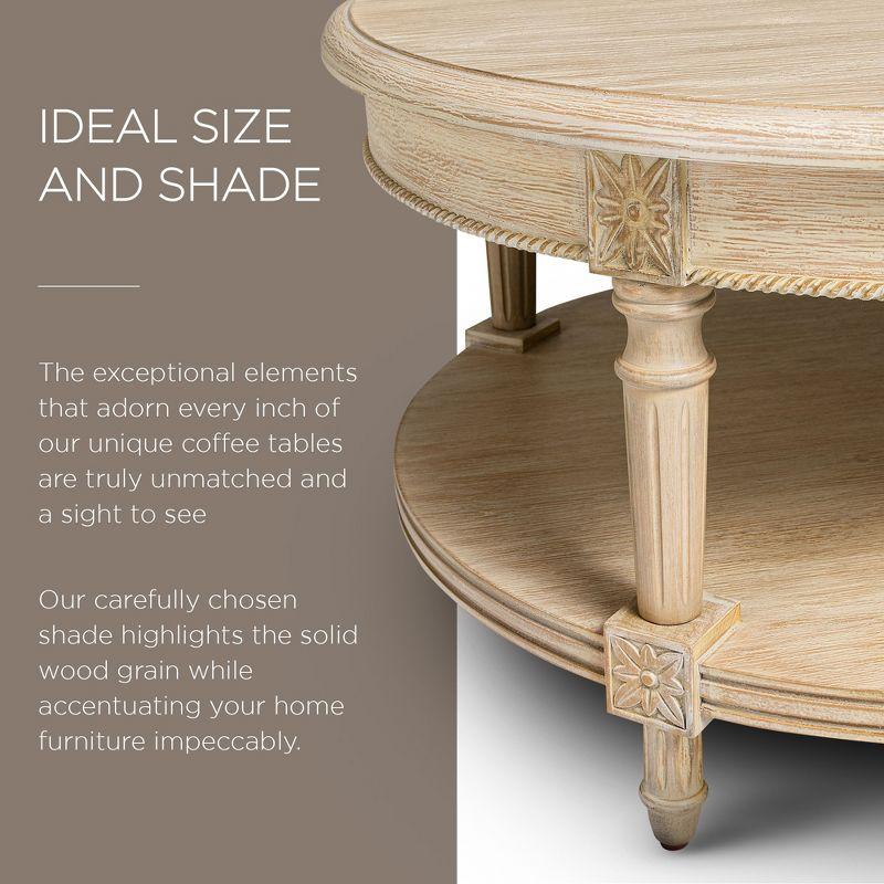 Maven Lane Maven Lane Pullman Round Wooden Coffee Table