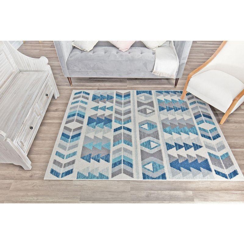 Rugs America Mika Geometric Contemporary Area Rug