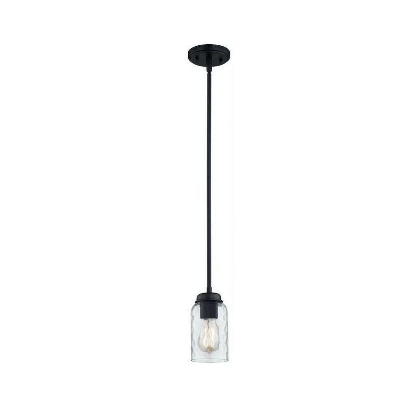 Quoizel Lighting Blanche 1 - Light Pendant in  Matte Black