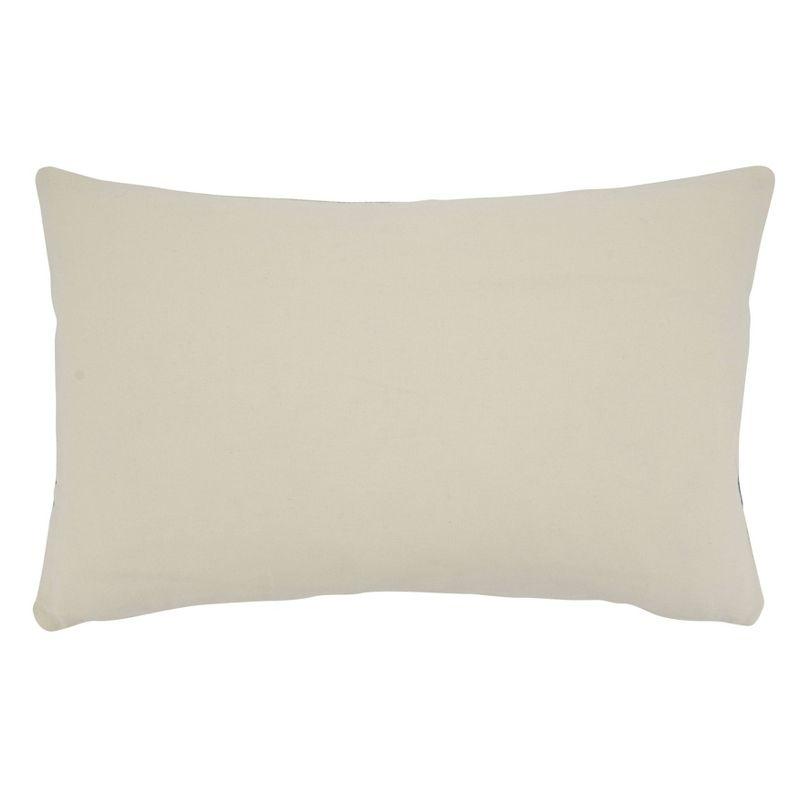 Saro Naviguer Collection Appliqued Cotton Throw Pillow