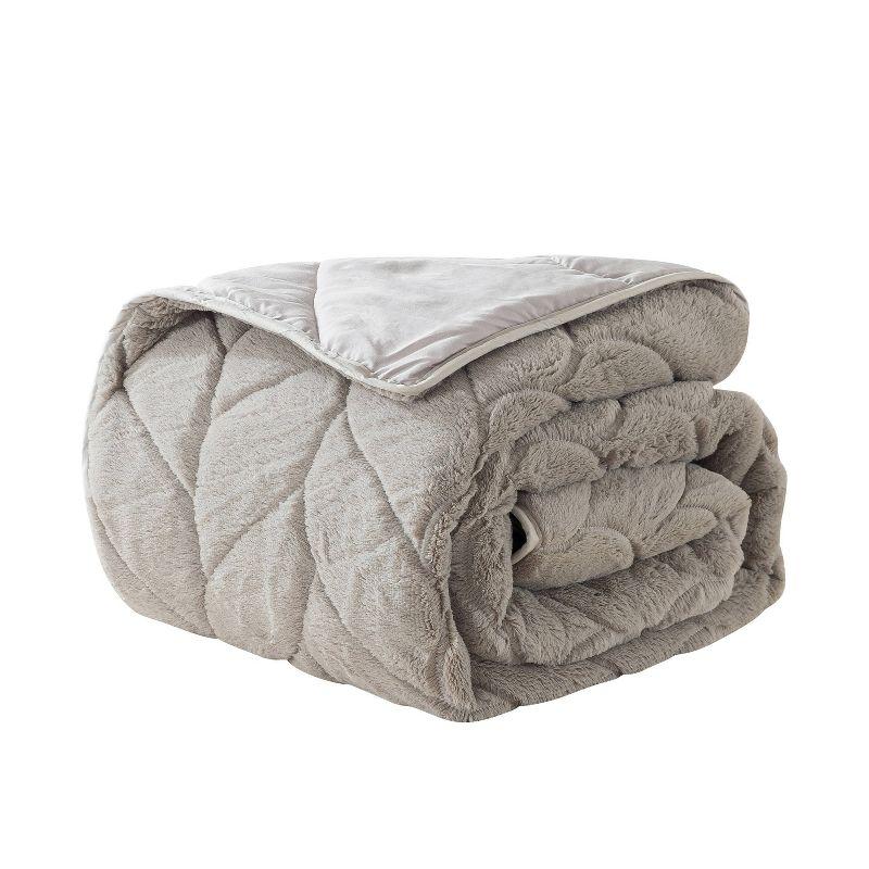 Cozy Gray Down Alternative Throw