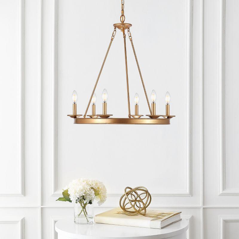 Joris 6 Light 26.25" Chandelier - CHA4015 - Gold - Safavieh