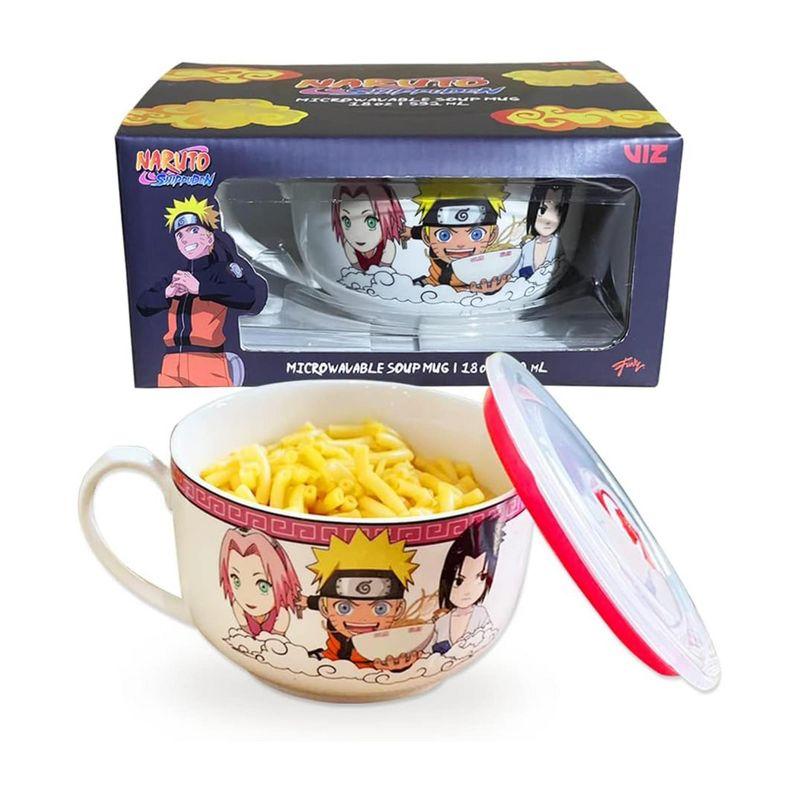 Just Funky Naruto Shippuden 12oz Soup Mug with Plastic Lid