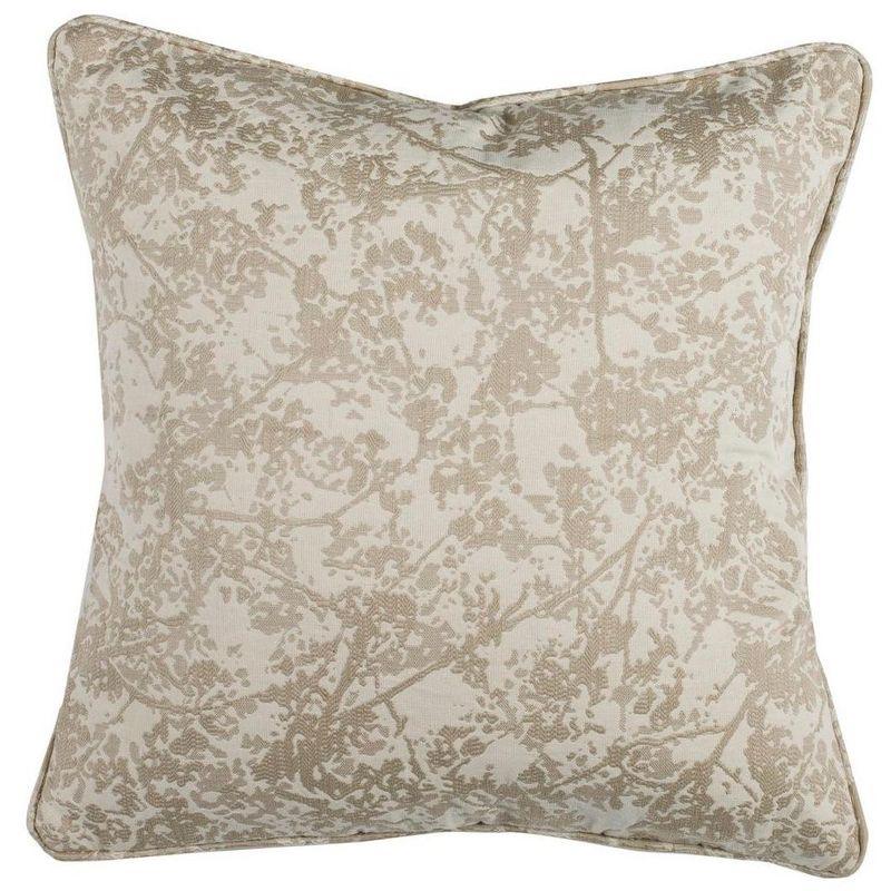 Simona Pillow - Natural - 18" X 18" - Safavieh.