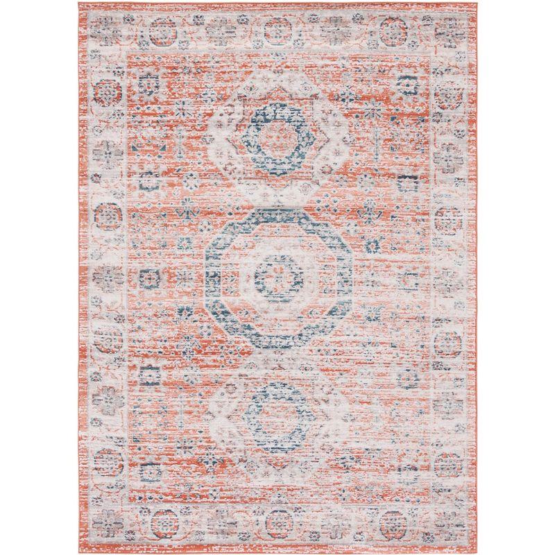 Ivory Elegance 9' x 12' Hand-Knotted Synthetic Area Rug