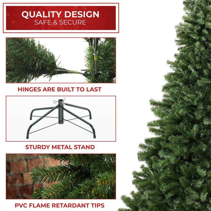 Flensburg 6' Artificial Green Spruce Christmas Tree with Stand