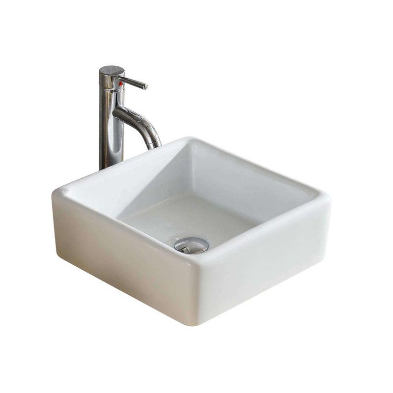 Fine Fixtures Square Vessel Sink Vitreous China