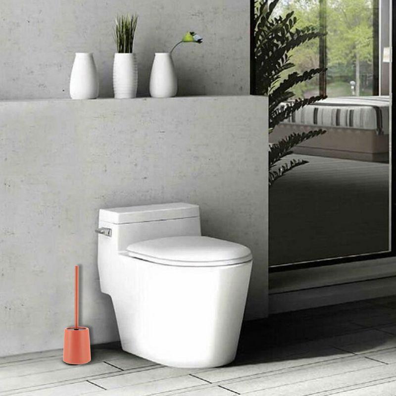Evideco Evideco Smooth Stone Toilet Brush And Holder