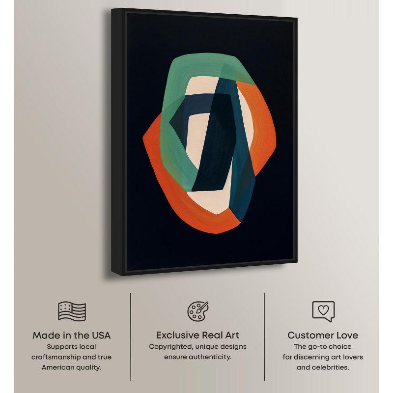 Art Remedy Distortion In Typefaces Abstract Shapes Trendy Wall Art by Art Remedy