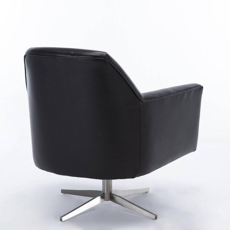 Comfort Pointe Phoenix Leather Gel Swivel Arm Chair