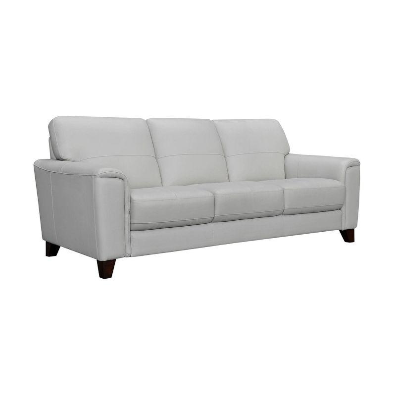 87" Bergen Genuine Leather Square Arm Sofa - Armen Living