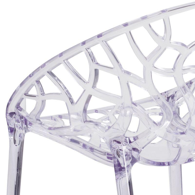 Flash Furniture Specter Series Transparent Stacking Side Chair