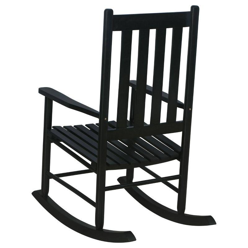 Annie Solid Wood Slat Back Wooden Rocking Accent Chair - Coaster