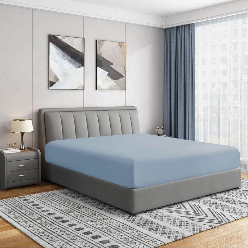 Swift Home 1800 Series 16 Inch Deep Microfiber Fitted Sheet