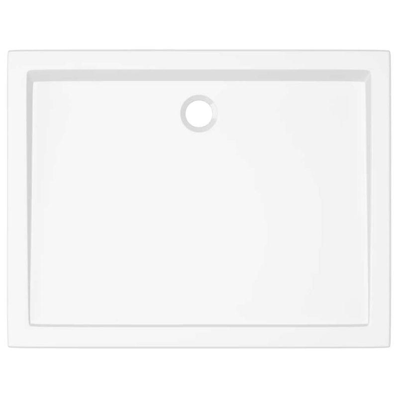 vidaXL Shower Base Tray, Non-slip Bathroom Shower Pan, Reinforced ABS