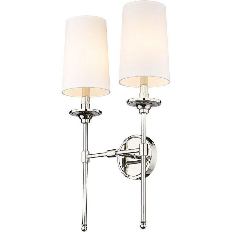 Z-Lite Emily 2 - Light Wall Light in  Polished Nickel