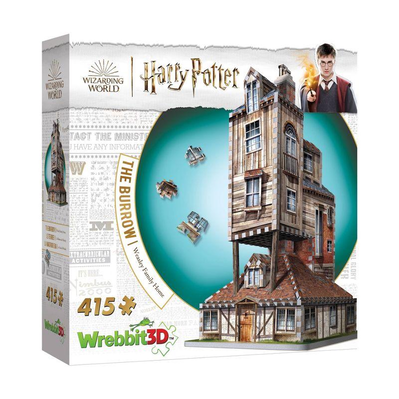 Harry Potter The Burrow - Weasley Family Home 3D Puzzle 415pc