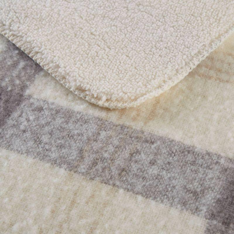 50"x60" Bloomington Faux Mohair to Faux Shearling Throw Blanket - Woolrich