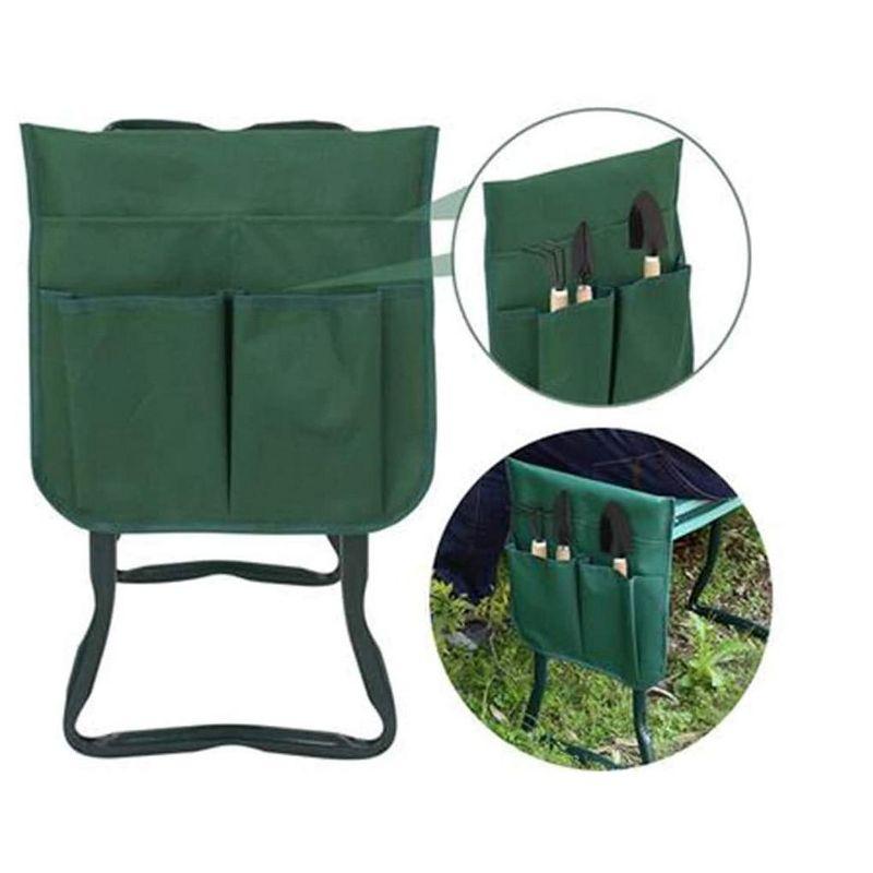 Garden Bench and Kneeler Stools Gardening With Side Bag Pockets for Tools, Portable and Lightweight, Great Gift For Gardeners