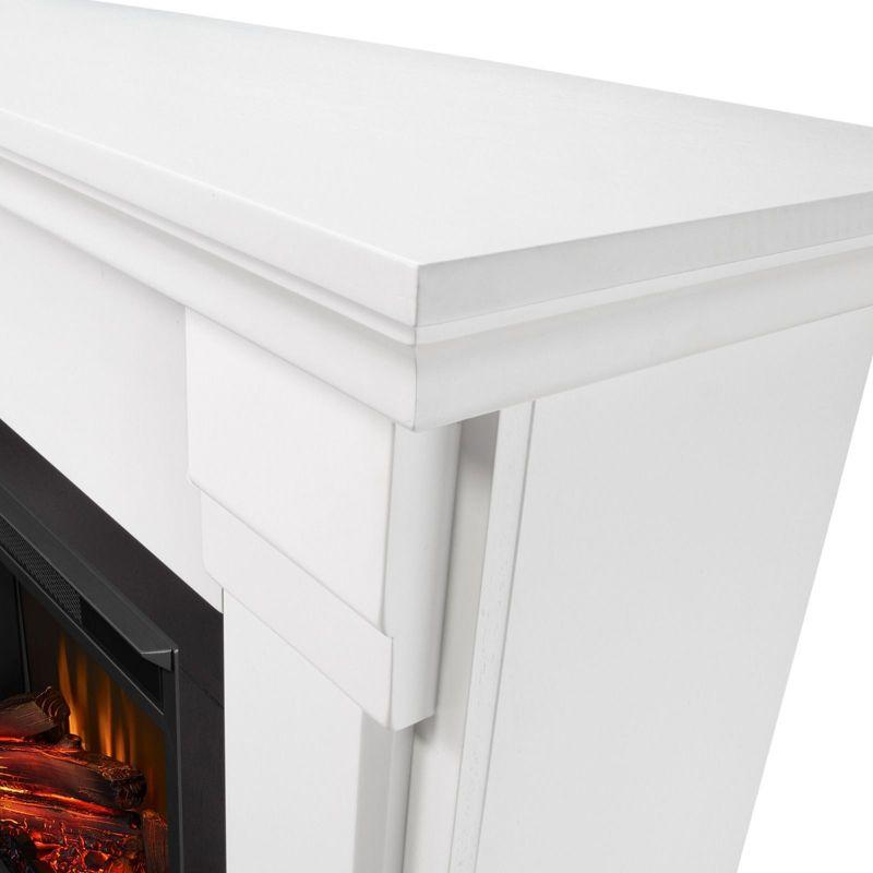 Silverton Electric Fireplace in White by Real Flame
