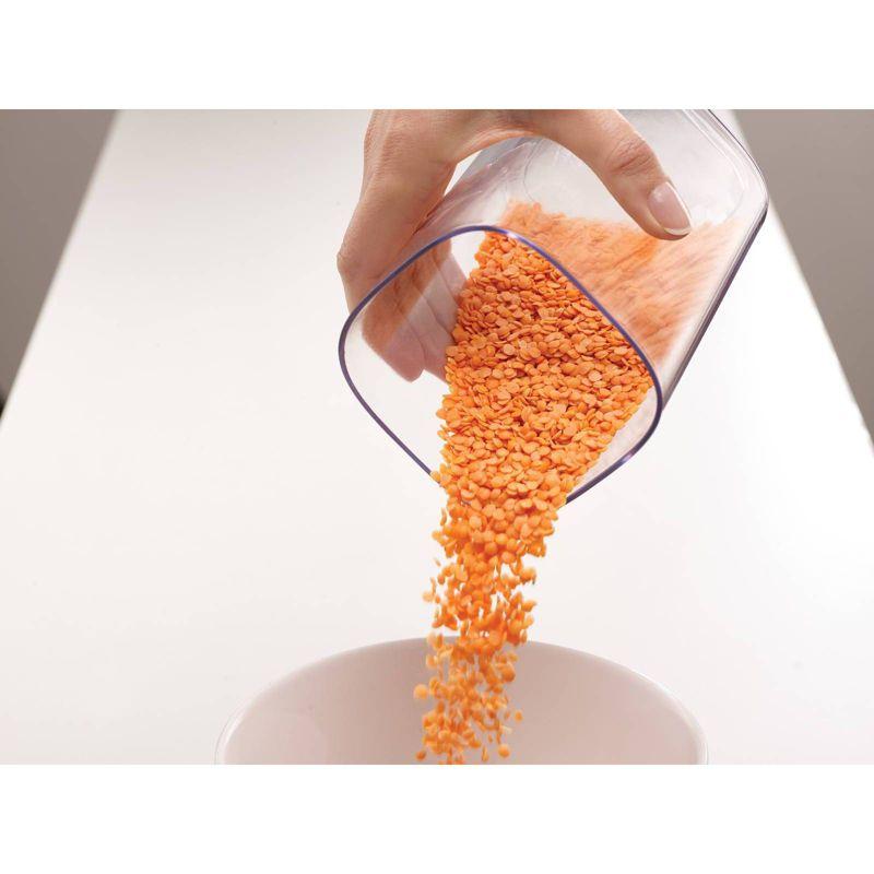 Joseph Joseph Podium 10pc Storage Container Set - Sky: Airtight, Stackable, Food Storage Canisters, 2-Year Warranty