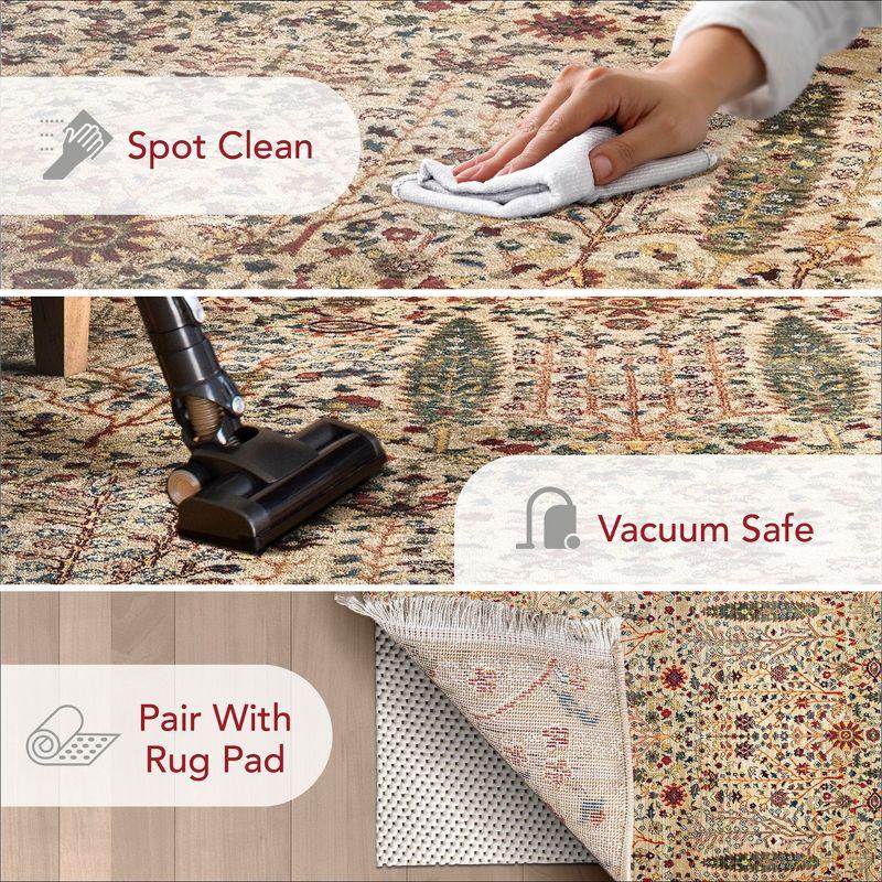 Nuloom Dasilva Geometric 2x6 Runner Indoor Area Rug for Living Room Bedroom Dining Room Entryway Hallway Kitchen, Olive/Multicolor
