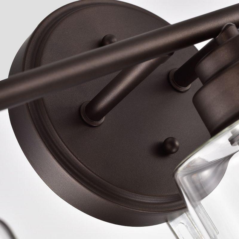 Chloe Lighting Karson Transitional 3 Light Oil Rubbed Bronze Bath Vanity Fixture 23" Wide